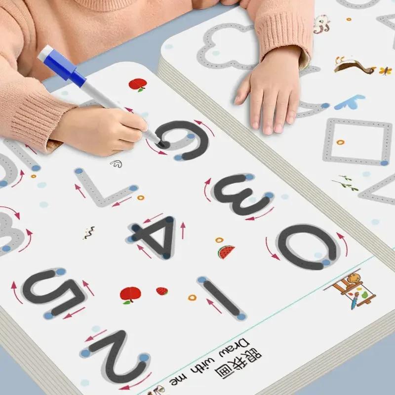 Kids Educational Workbooks - Cahier d'exercices de traçage magique, livres