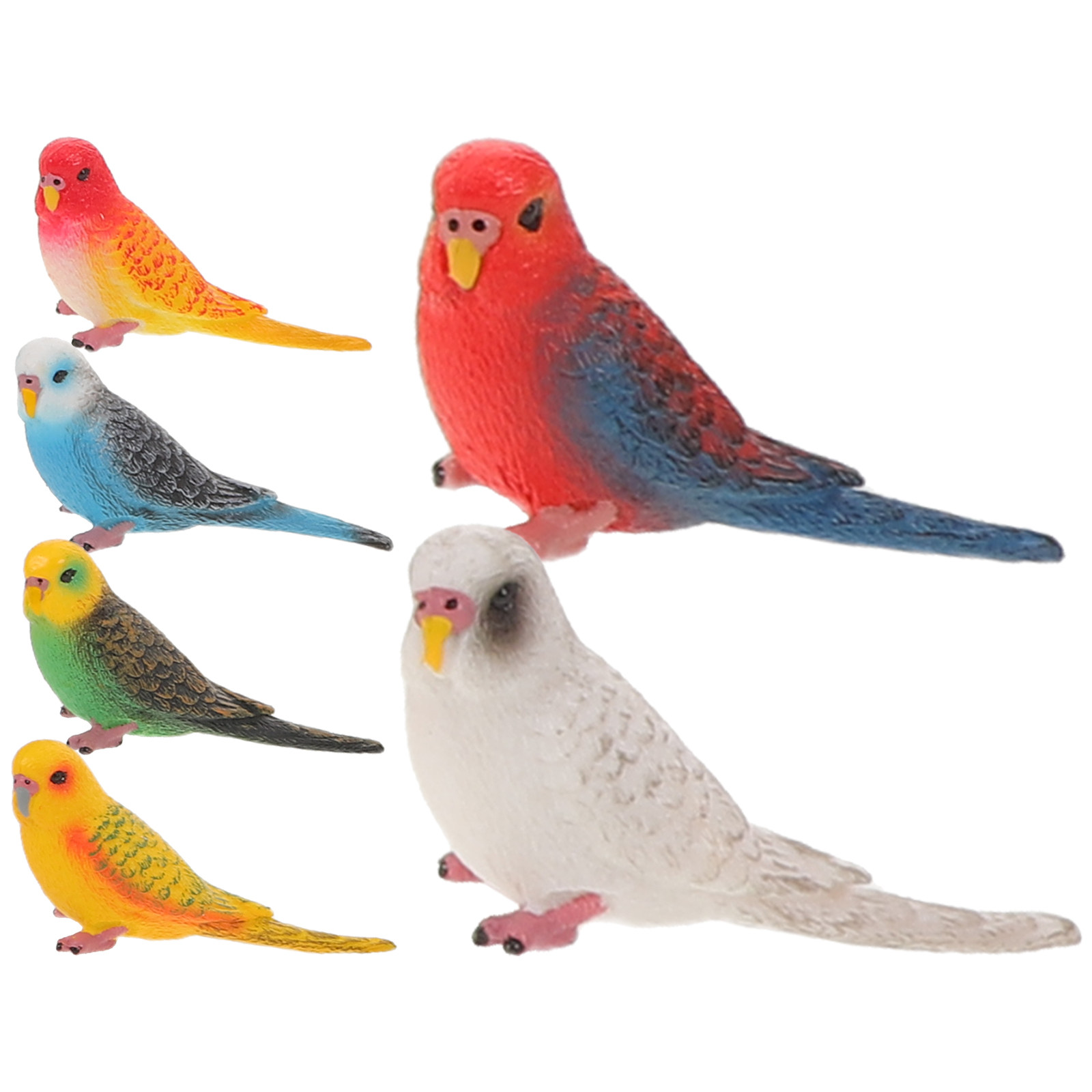 Kids Education Room - 6 Pièces d'oiseaux artificiels réalistes de