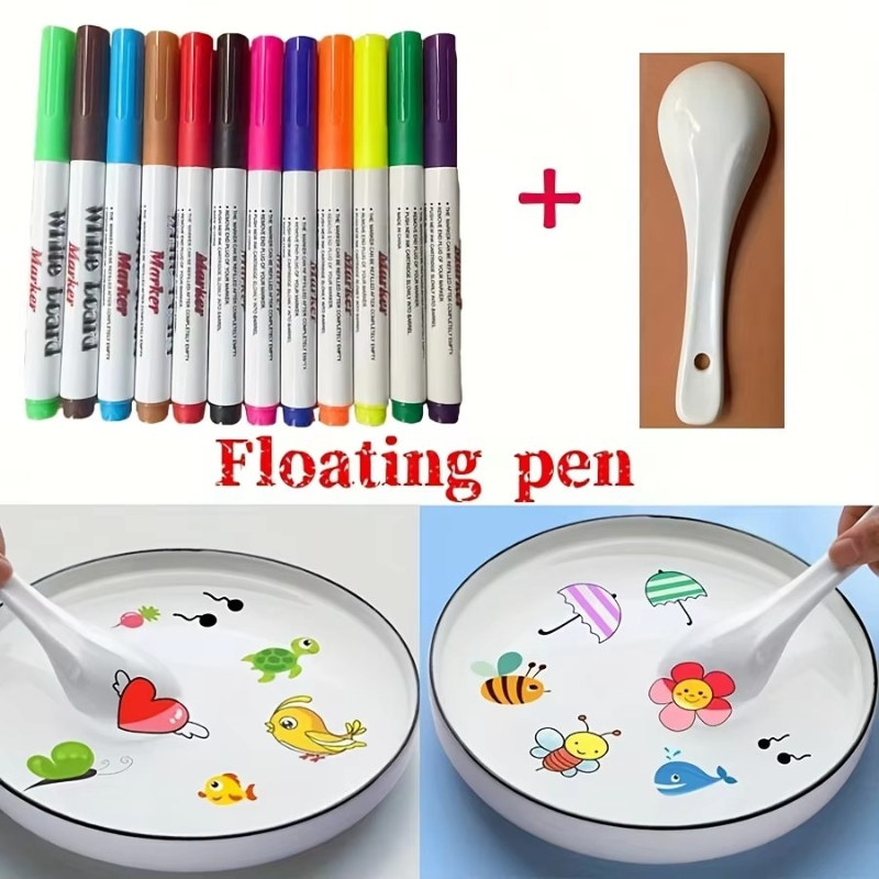 Kids Educational Workbooks - Lot de 1/3/5 stylos flottants pour