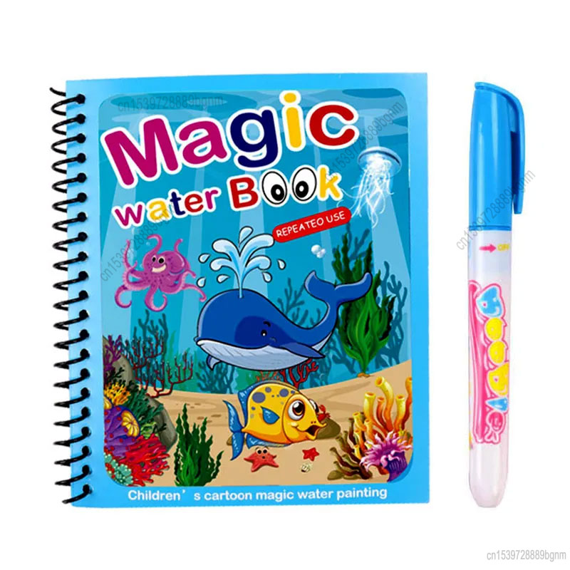 Kids Education Book - Dessin animé magique peinture à l'eau