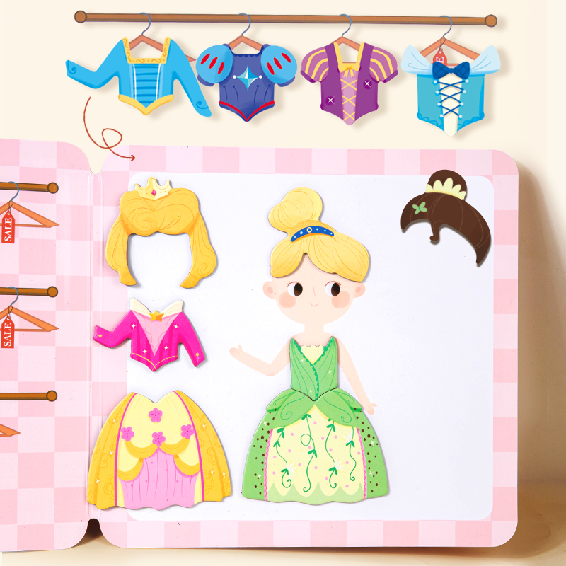 Kids Education Book - Livre magnétique silencieux pour enfants, Puzzle