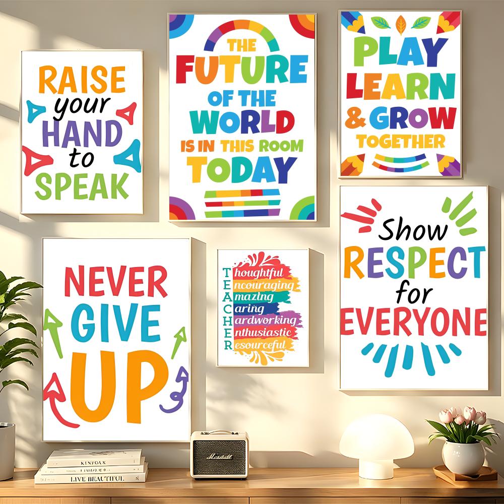 Kids Education Room - Affiche éducative murale pour enfants, image