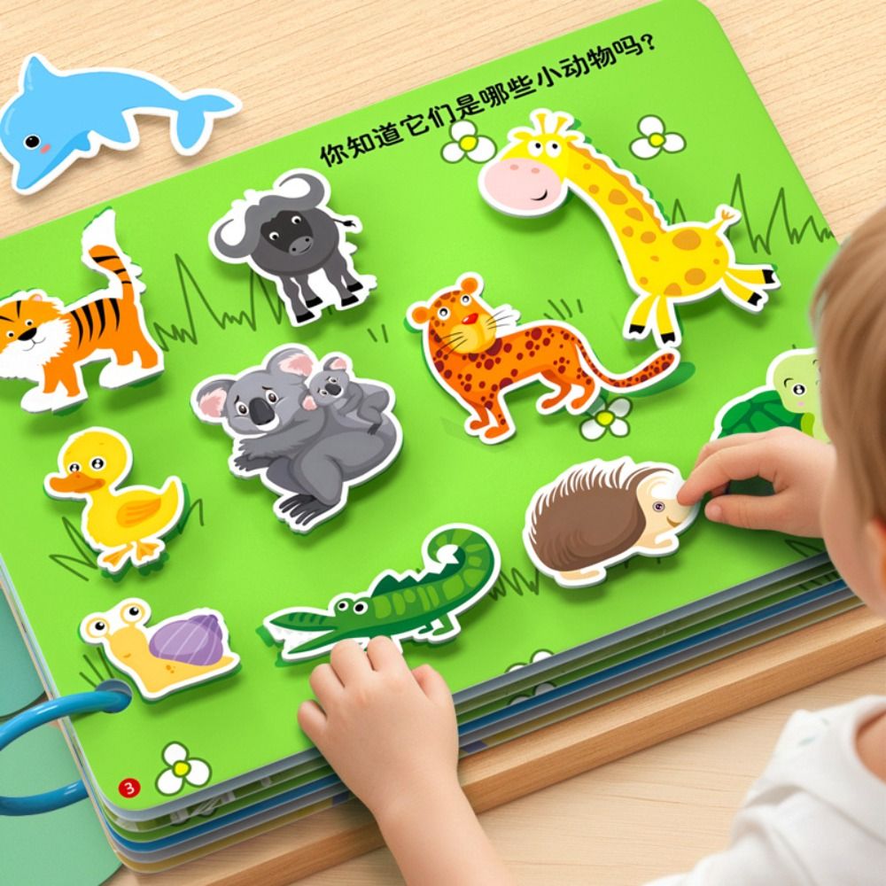 Kids Education Book - Livre de déchirure Durable pour bébé,