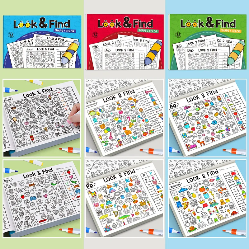 Kids Educational Workbooks - Livre de coloriage et d'activités de