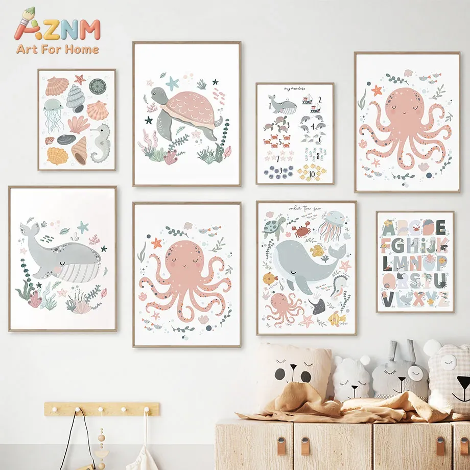 Kids Education Room - AZNM – toile décorative murale avec