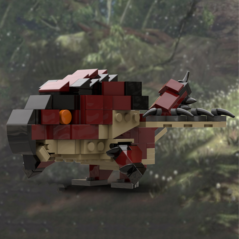 Kids Hunter Education - 214 pièces MOC Rathalos Monster Hunter