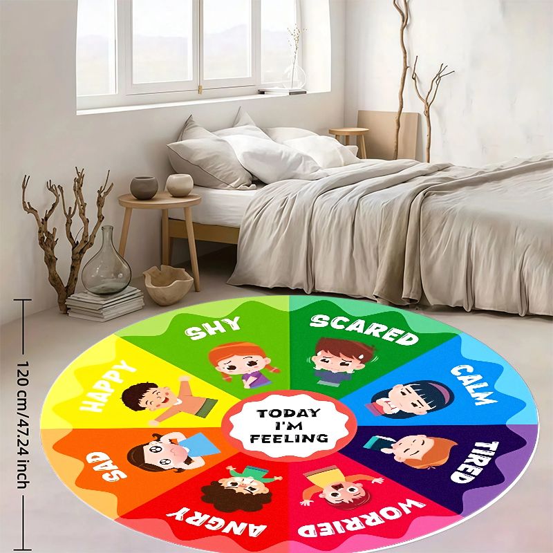 Tapis rond éducatif en flanell - Kids Education Room avis et prix