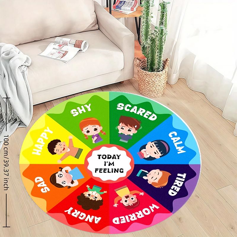 Tapis rond éducatif en flanell - Kids Education Room avis et prix