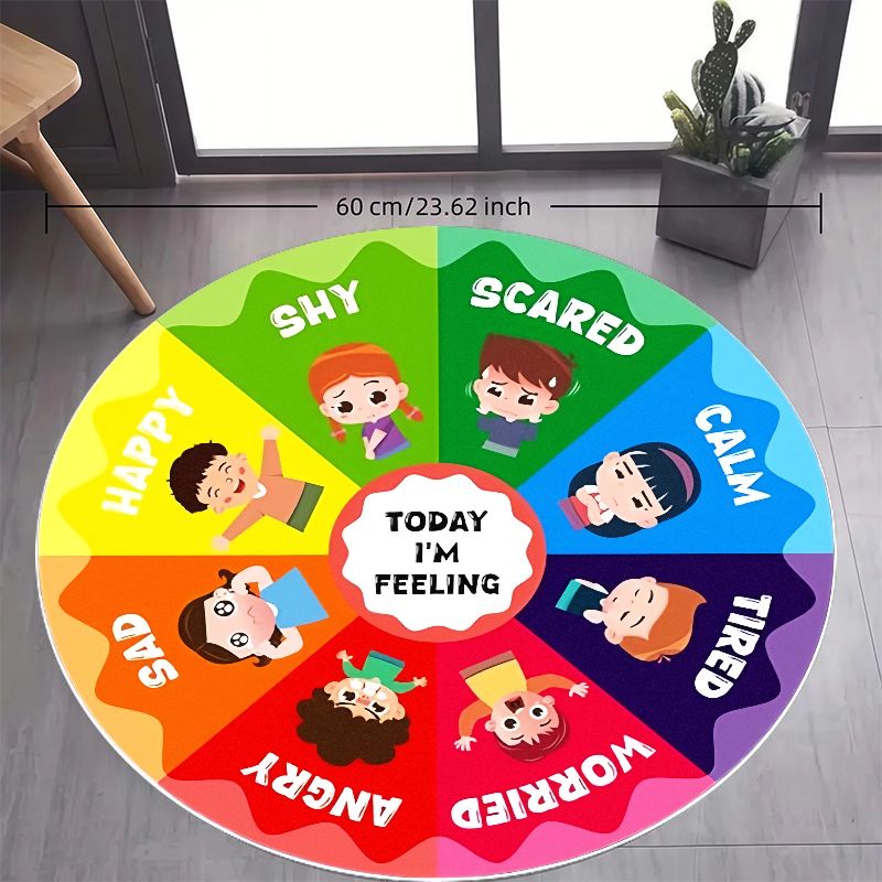Tapis rond éducatif en flanell - Kids Education Room avis et prix