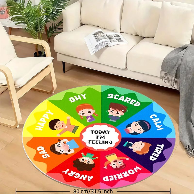 Tapis rond éducatif en flanell - Kids Education Room avis et prix
