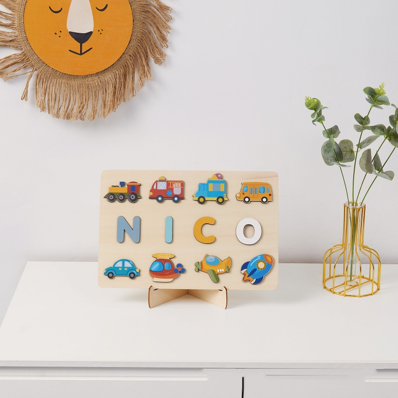 Puzzle en bois personnalisé Mo - Kids Education Name avis et prix
