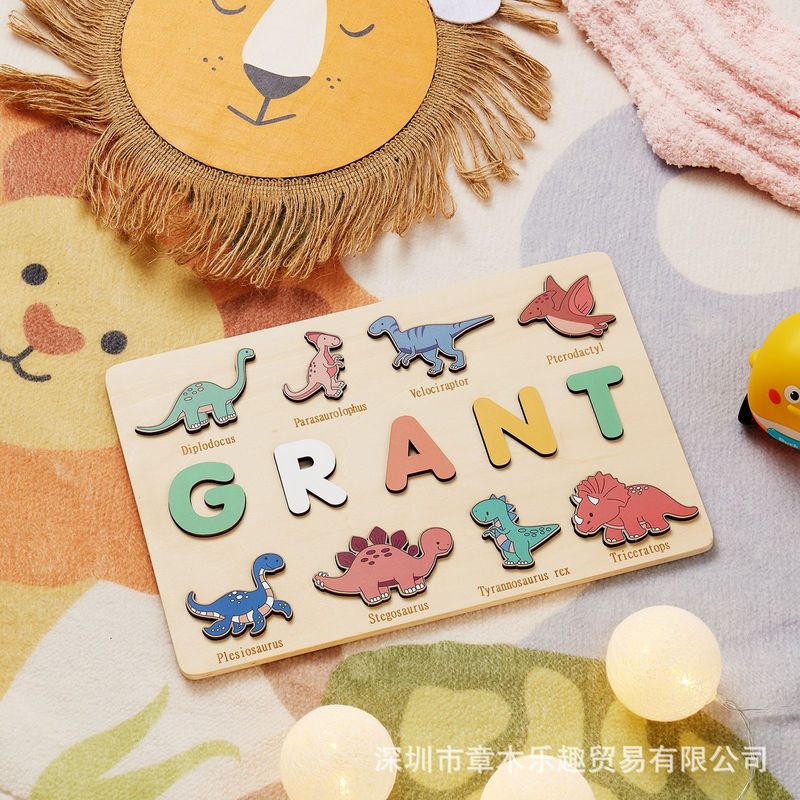 Puzzle en bois avec nom de din - Kids Education Name avis et prix