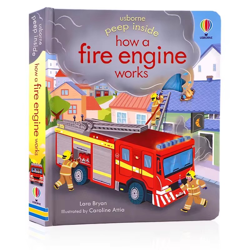 Usborne Peep Inside How A Fire - Kids Education Book avis et prix