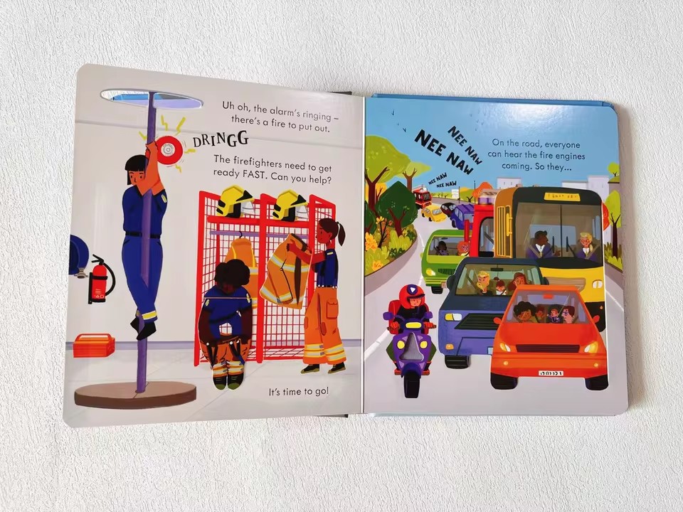 Usborne Peep Inside How A Fire - Kids Education Book avis et prix