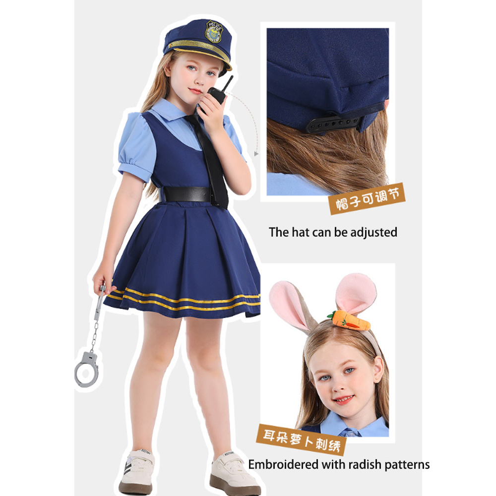 Costume de cosplay de la polic - Kids Education School avis et prix