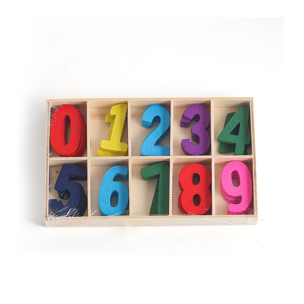 Numéros en bois artisanat inac - Kids Education Name avis et prix
