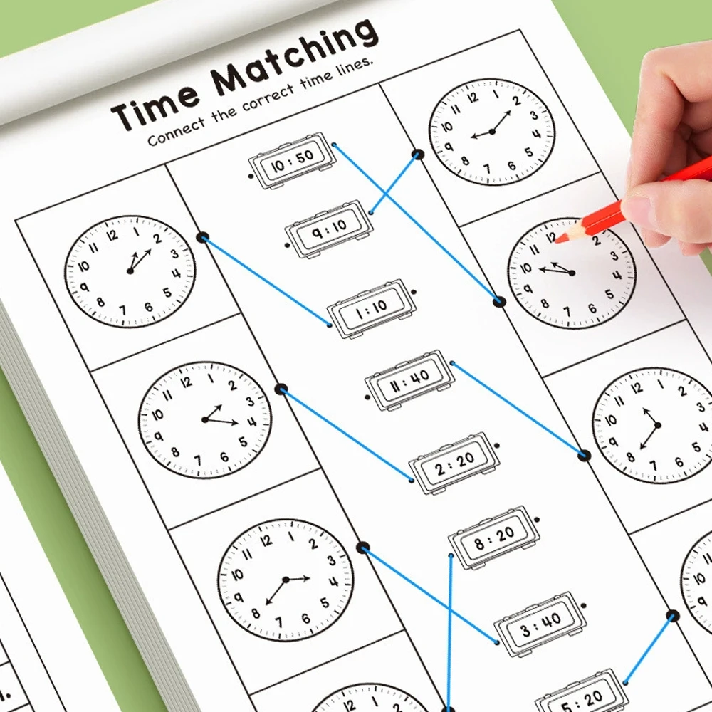 Cahier d'exercices sur le temp - Kids Educational Workbooks avis et prix