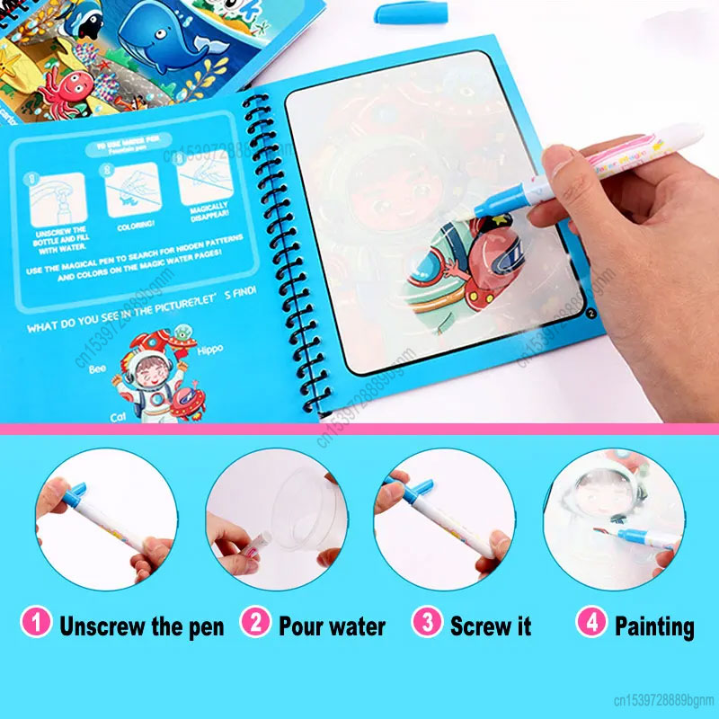 Dessin animé magique peinture  - Kids Education Book avis et prix