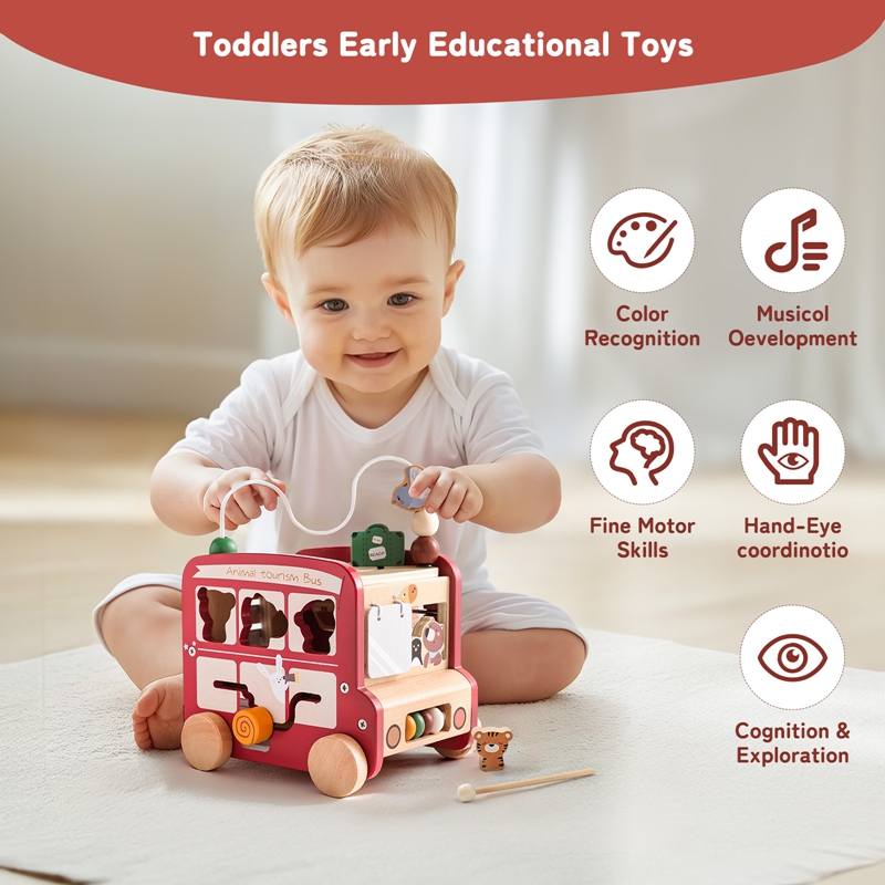 Bus en bois personnalisable av - Kids Education Name avis et prix