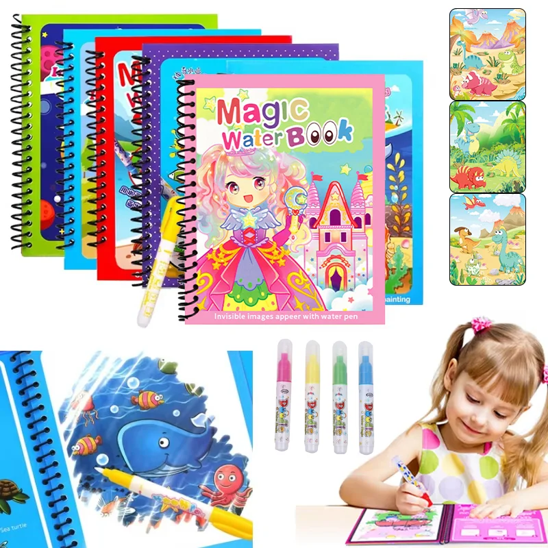 Livre de dessin magique à l'ea - Kids Education Laptop avis et prix