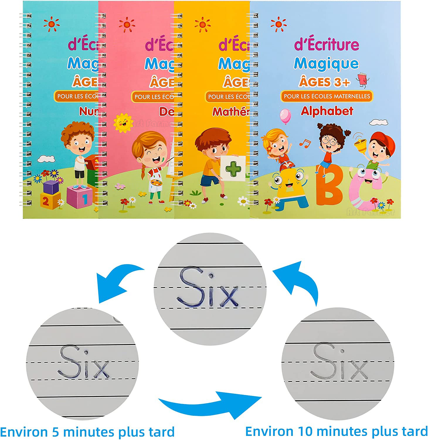 Livre de copie magique françai - Kids Educational Workbooks avis et prix