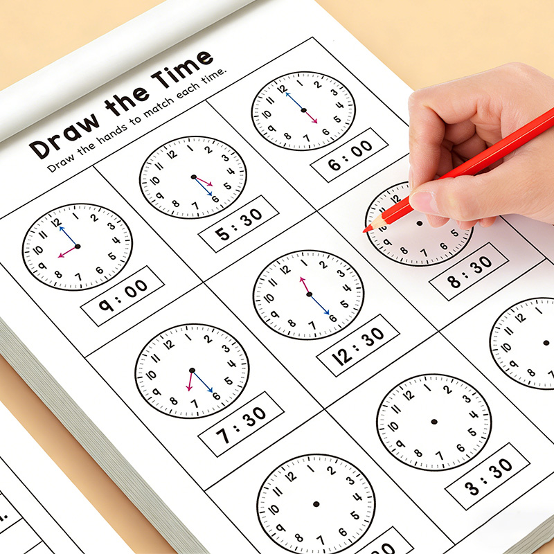 Cahier d'exercices sur les hor - Kids Educational Workbooks avis et prix