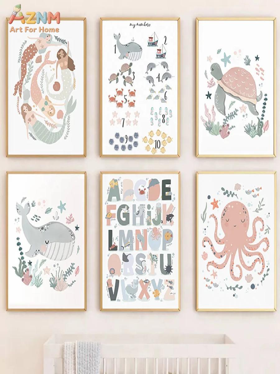 AZNM – toile décorative murale - Kids Education Room avis et prix