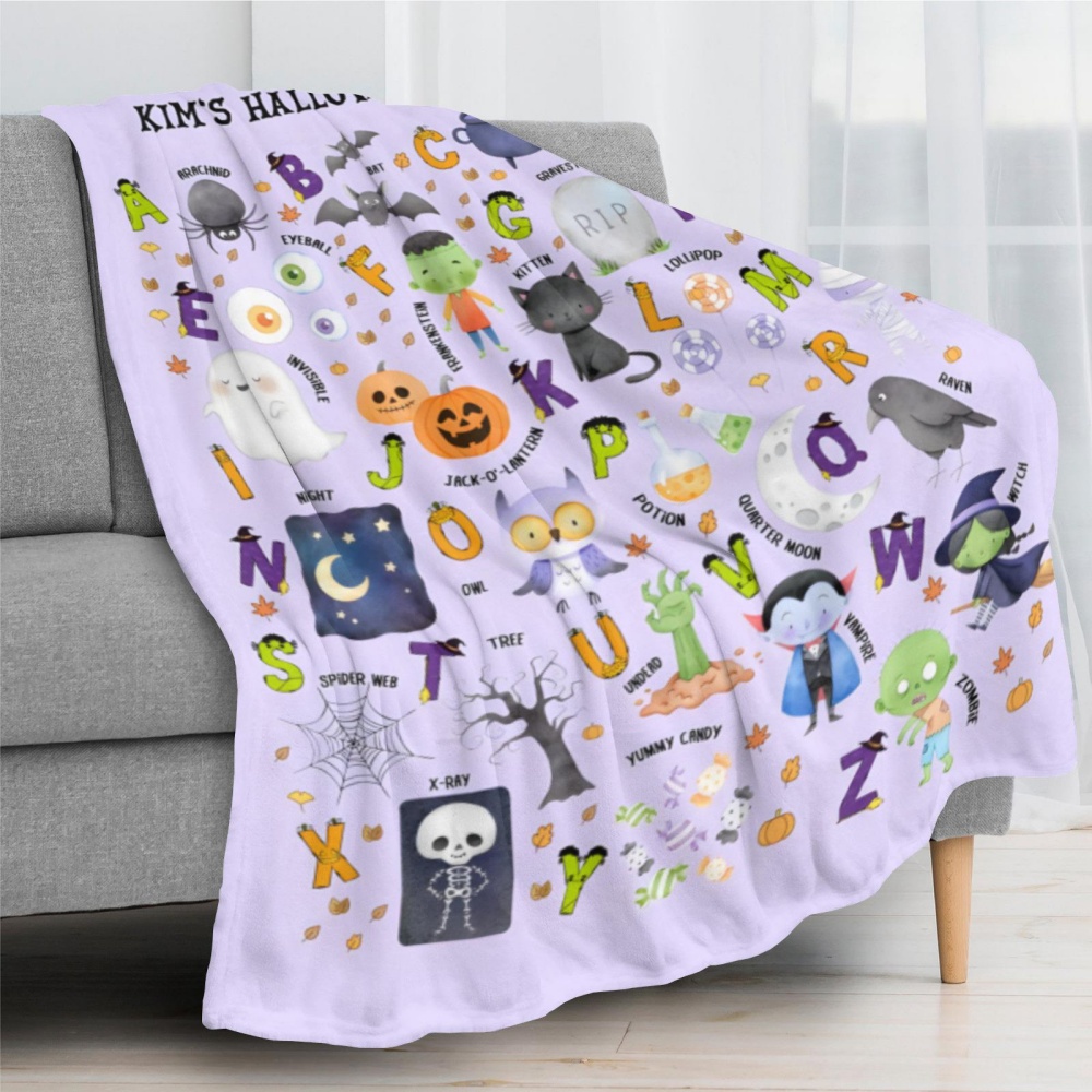 Couverture polaire personnalis - Kids Education Name avis et prix